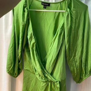 Green dress shirt